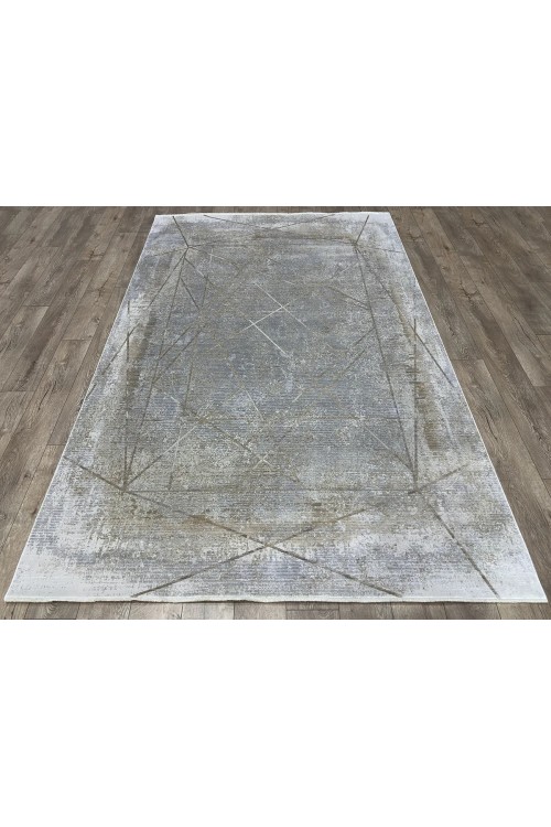Турецкий ковер Mod 34 Серый-бежевый